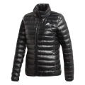 adidas Daunenjacke Varilite (wind- und wasserabweisend, Kapuze) schwarz Damen